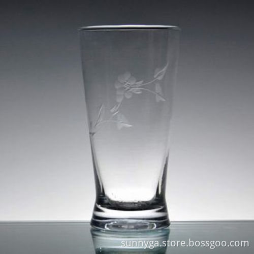 262ml Drinking Glass with Engraved Surface, Suitable for Daily Use and Promotions